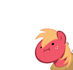 Size: 908x869 | Tagged: safe, artist:the guy that does the reaction face vectors, big macintosh, earth pony, pony, g4, male, reaction image, simple background, stallion, transparent background, vector, wut face