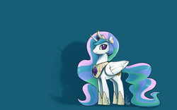 Size: 3200x2000 | Tagged: safe, artist:valcron, princess celestia, pony, g4, female, high res, solo