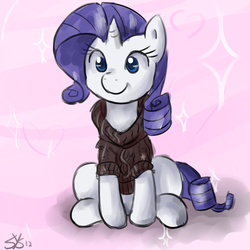 Size: 900x900 | Tagged: safe, artist:speccysy, rarity, pony, g4, clothes, female, solo, sweater