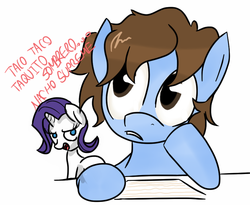 Size: 876x720 | Tagged: safe, artist:claireannecarr, rarity, oc, oc:claire anne carr, g4