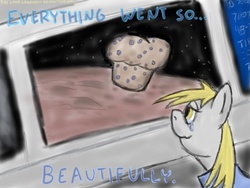 Size: 800x600 | Tagged: safe, artist:thelonelampman, derpy hooves, pegasus, pony, g4, curiosity, female, jpl, mare, mars, muffin, nasa