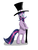 Size: 803x1052 | Tagged: safe, artist:qaxis, twilight sparkle, pony, g4, cane, classy, female, hat, monocle, moustache, solo, top hat