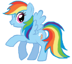 Size: 379x339 | Tagged: safe, artist:blank hooves, rainbow dash, pegasus, pony, g4, female, mare, simple background, solo, spread wings, transparent background, wings