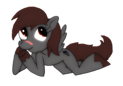 Size: 500x352 | Tagged: safe, artist:blank hooves, oc, oc only, blushing