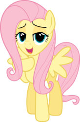 Size: 6000x9159 | Tagged: safe, artist:psychoanalyticbrony, fluttershy, pegasus, pony, g4, absurd resolution, female, lidded eyes, looking at you, mare, open mouth, simple background, solo, spread wings, transparent background, wings