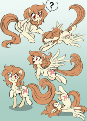 Size: 990x1372 | Tagged: safe, artist:the-orator, oc, oc only, oc:whirly willow, pegasus, pony, cute, female, flying, mare, sketch dump