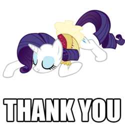 Size: 512x512 | Tagged: safe, artist:drzackrosimagemacros, rarity, pony, unicorn, g4, bowing, female, horn, mare, simple background, solo, transparent background