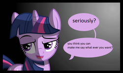 Size: 1024x616 | Tagged: safe, twilight sparkle, pony, unicorn, g4, speech bubble, unicorn twilight