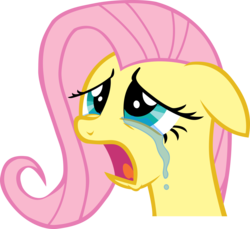 Size: 3288x3015 | Tagged: safe, artist:firestorm-can, fluttershy, g4, crying, high res, simple background, transparent background, vector
