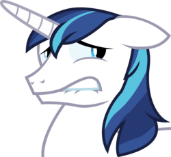 Size: 3289x3031 | Tagged: safe, artist:firestorm-can, shining armor, pony, unicorn, g4, .svg available, floppy ears, high res, lip bite, male, reaction image, simple background, solo, stallion, transparent background, vector