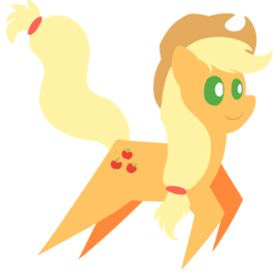 Size: 1000x1000 | Tagged: safe, artist:dragonfoorm, applejack, earth pony, pony, g4, cowboy hat, female, hat, lineless, mare, pointy ponies, simple background, solo, transparent background, vector