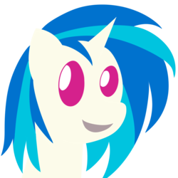 Size: 1000x1000 | Tagged: safe, artist:dragonfoorm, dj pon-3, vinyl scratch, pony, unicorn, g4, bust, female, horn, looking at you, mare, open mouth, portrait, simple background, smiling, solo, transparent background, vector