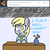 Size: 500x500 | Tagged: safe, artist:manicpanda, derpy hooves, pegasus, pony, ask derpy hooves, g4, ask, female, mare, tumblr