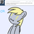 Size: 500x500 | Tagged: safe, artist:manicpanda, derpy hooves, pegasus, pony, g4, ask, female, mare, tumblr