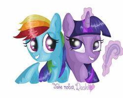 Size: 480x383 | Tagged: safe, artist:twilightspc, rainbow dash, twilight sparkle, pony, g4, duo, female, lesbian, ship:twidash, shipping