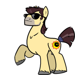 Size: 650x650 | Tagged: safe, artist:ttturboman, ponified, sam "serious" stone, serious sam