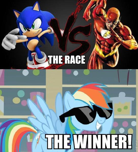 Sonic vs. Shadow Race(+ audience) quik art