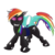 Size: 2000x2000 | Tagged: safe, artist:dragonfoorm, rainbow dash, changeling, g4, changelingified, dashling, fangs, female, high res, simple background, solo, species swap, transparent background