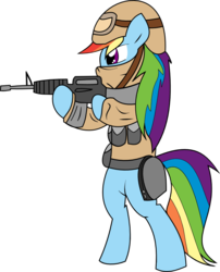 Size: 739x916 | Tagged: safe, artist:shysolid, rainbow dash, g4, gun