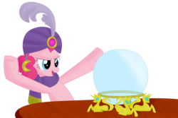 Size: 3000x2000 | Tagged: safe, artist:dragonfoorm, pinkie pie, earth pony, pony, g4, it's about time, female, high res, madame pinkie, simple background, solo, transparent background, turban