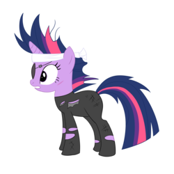 Size: 1800x1800 | Tagged: safe, artist:dragonfoorm, twilight sparkle, pony, unicorn, g4, female, future twilight, horn, simple background, solo, transparent background, unicorn twilight, vector