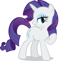 Size: 3318x3389 | Tagged: safe, artist:doctor-g, rarity, pony, high res, sexy, simple background, solo, transparent background, vector