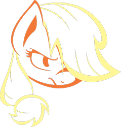 Size: 920x964 | Tagged: safe, artist:up1ter, applejack, earth pony, pony, g4, bust, female, lineart, mare, portrait, simple background, solo, transparent background, vector