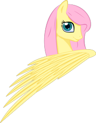 Size: 1752x2242 | Tagged: safe, artist:up1ter, fluttershy, pony, g4, female, simple background, solo, transparent background, vector