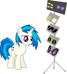 Size: 3660x4071 | Tagged: safe, artist:up1ter, dj pon-3, vinyl scratch, pony, unicorn, g4, female, hooves, horn, mare, simple background, solo, sunglasses, transparent background, vector