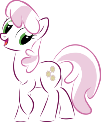 Size: 8284x10018 | Tagged: safe, artist:up1ter, cheerilee, earth pony, pony, g4, absurd resolution, female, hooves, lineart, mare, open mouth, raised hoof, simple background, solo, transparent background, vector