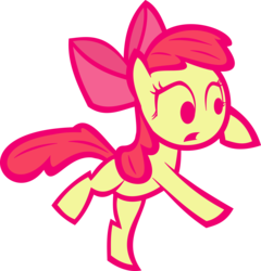 Size: 9597x10003 | Tagged: safe, artist:up1ter, apple bloom, earth pony, pony, g4, absurd resolution, simple background, solo, transparent background, vector