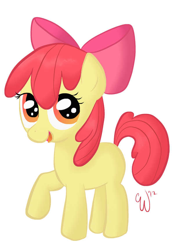 #69604 - safe, artist:prismaya, apple bloom, earth pony, pony, g4, bow ...