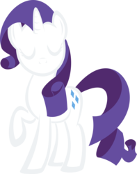 Size: 7938x10061 | Tagged: safe, artist:up1ter, rarity, pony, unicorn, g4, absurd resolution, eyes closed, female, hooves, horn, lineart, mare, raised hoof, simple background, solo, transparent background, vector
