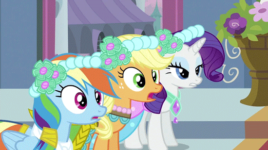 70079 A Canterlot Wedding Animated Lejack Bridesmaid Dress 70079 A Canterlot Wedding Animated Lejack Bridesmaid Dress Clothes Facehoof Rainbow Dash Rarity Safe Screencap Derpibooru My