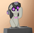 Size: 932x903 | Tagged: safe, artist:erthilo, octavia melody, earth pony, pony, g4, bipedal, dj table, female, headphones, solo, sunglasses, tumblr, turntable