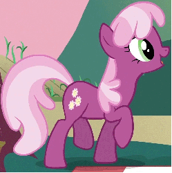 Size: 765x768 | Tagged: safe, screencap, cheerilee, pony, g4, hearts and hooves day (episode), season 2, animated, cropped, female, hearts and hooves day, loop, prancing, solo, talking, trotting, trotting in place