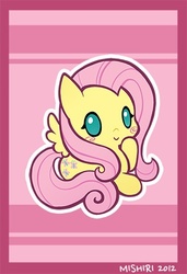 Size: 300x439 | Tagged: safe, artist:mishiri, fluttershy, g4, chibi, cute