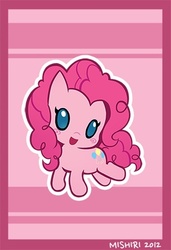 Size: 300x439 | Tagged: safe, artist:mishiri, pinkie pie, g4, chibi, cute