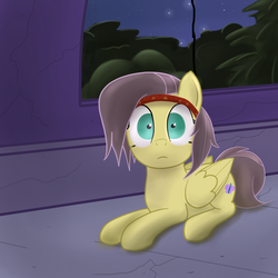 Size: 1000x1000 | Tagged: safe, artist:mattatatta, fluttershy, survivor shy, g4, fourth wall