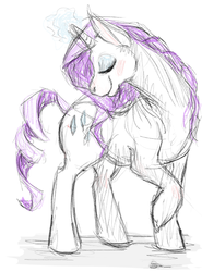 Size: 537x724 | Tagged: dead source, safe, artist:dilemarex, rarity, pony, unicorn, g4, female, mare, solo