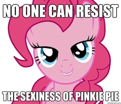 Size: 625x534 | Tagged: safe, pinkie pie, g4, bedroom eyes, caption, image macro