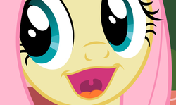 Size: 1936x1152 | Tagged: safe, artist:cuttycommando, fluttershy, pegasus, pony, g4, close-up, faic, open mouth, solo, uvula