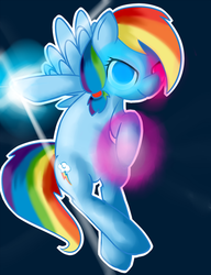 Size: 500x650 | Tagged: safe, artist:pinkieinprivate, rainbow dash, pegasus, pony, ask magedash, g4, female, mare, solo