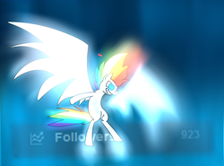 Size: 500x369 | Tagged: safe, artist:askmagedash, rainbow dash, ask magedash, g4, followers, mage dash, tumblr