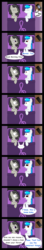 Size: 600x3419 | Tagged: safe, artist:scramjet747, dj pon-3, octavia melody, vinyl scratch, earth pony, pony, unicorn, g4, alternate hairstyle, bed, cellphone, comic, duo, english, female, hair swap, hairstyle swap, horn, kinky, lesbian, mane swap, mare, phone, ship:scratchtavia, shipping, smartphone, speech bubble