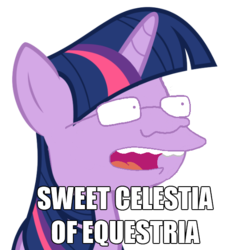 Size: 550x576 | Tagged: safe, twilight sparkle, g4, funny, futurama, hermes, hermes conrad, image macro, male