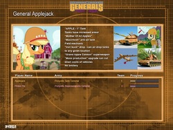 Size: 640x480 | Tagged: safe, applejack, g4, command and conquer, command and conquer: generals, crossover, loading screen