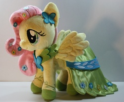 Size: 1000x819 | Tagged: safe, artist:babylondonstar, fluttershy, g4, clothes, dress, gala dress, irl, photo, plushie