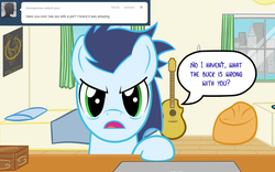 Size: 853x533 | Tagged: safe, artist:catiron, soarin', ask soarin the wonderbolt, g4, ask, tumblr