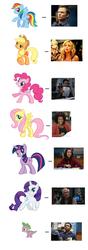 Size: 1144x3240 | Tagged: safe, applejack, fluttershy, pinkie pie, rainbow dash, rarity, spike, twilight sparkle, g4, community, crossover, meta